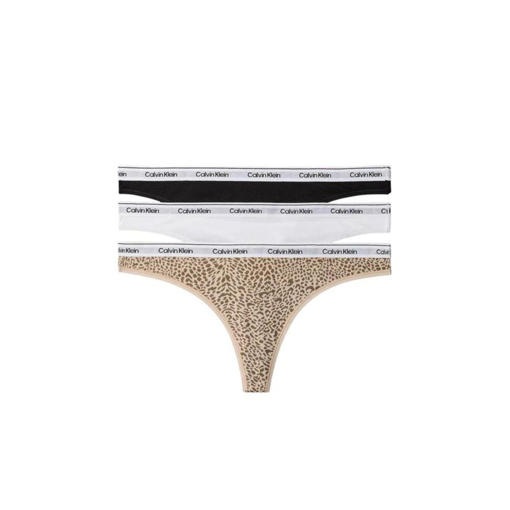 Calvin Klein Underwear Black And White Cotton Women's Pantie